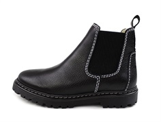 Angulus black winter bootie with wool lining